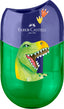 Afilalapiz Faber Doble Deposito Dinosaurio Marca Faber Castell