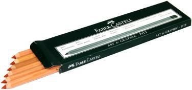 LAPIZ FABER PITT MINA GRASA SANGUINA | 6 UNIDADES | (FABER CASTELL) Imagen principal del producto