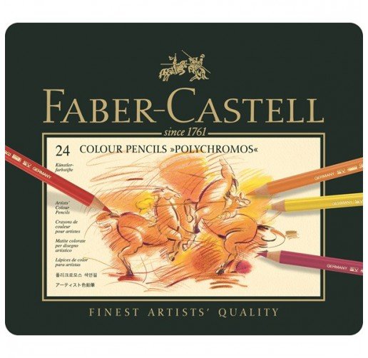 LAPIZ FABER POLYCHROMOS 9212 24 COLORES | 1 UNIDADES | (FABER CASTELL) Imagen principal del producto