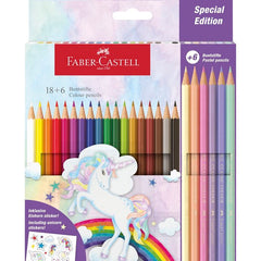 LAPIZ FABER CASTELL UNICORNIO 24 COLORES SURTIDO | 1 UNIDADES | (FABER CASTELL)