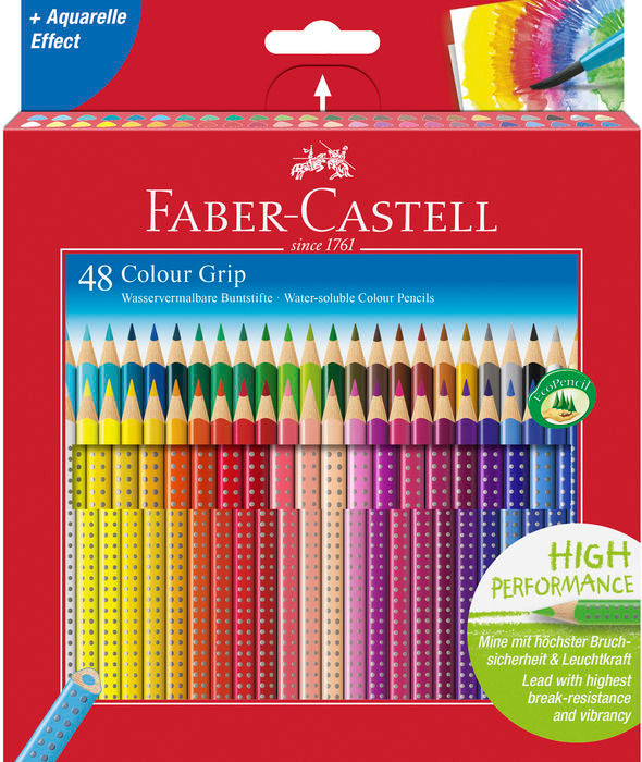 LAPIZ FABER GRIP 48 COLORES SURTIDOS CAJA CARTON | 1 UNIDADES | (FABER CASTELL) Imagen principal del producto