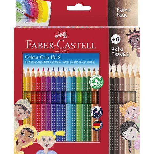 Lápiz Faber 18 + 6 Colores Ecológicos Faber Castell