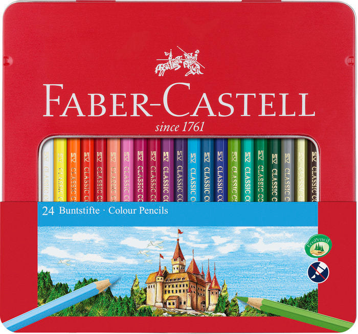 LAPIZ ECO HEXAGONAL 24 COLORES SURTIDOS | 1 UNIDADES | (FABER CASTELL) Imagen principal del producto