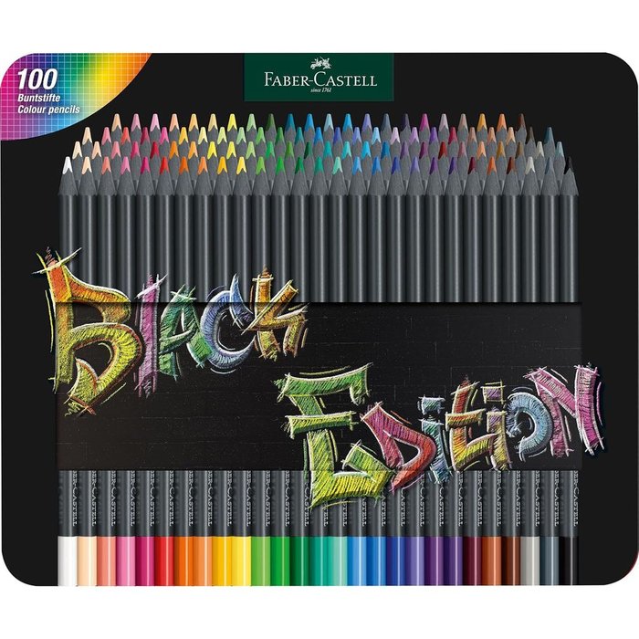 LAPIZ FABER CASTELL BLACK EDITION 100 COLORES | 1 UNIDADES | (FABER CASTELL) Imagen principal del producto