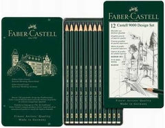 LAPIZ FABER 9000 12 GRADUACIONES ( 5B A 5H ) DISEÑO | 1 UNIDADES | (FABER CASTELL)