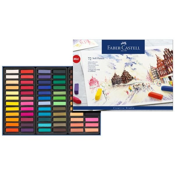 Tizas Mini Pastel Blando Faber Castell 72 Colores Surtidos Imagen principal del producto