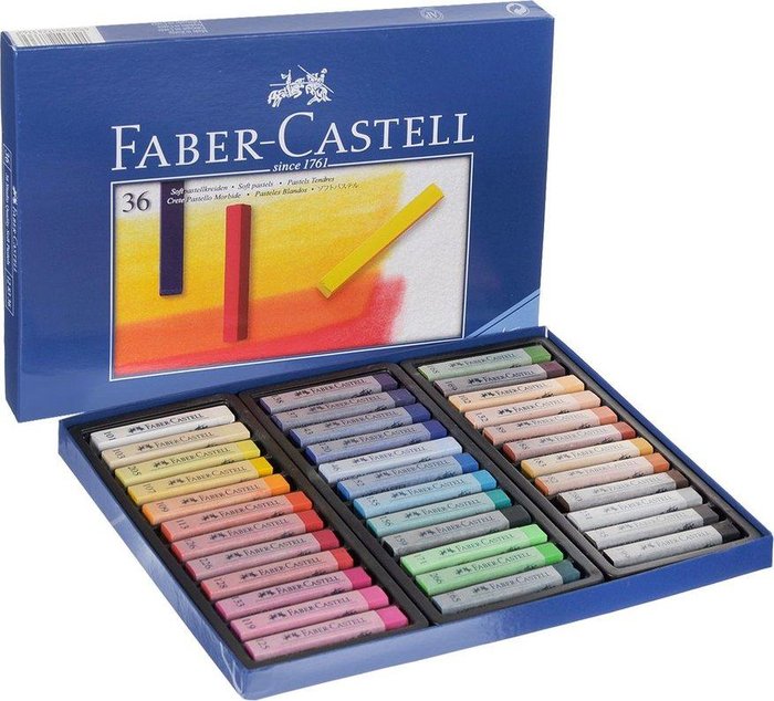 Tizas Pastel Blando Faber Castell 36 Colores Surtidos Imagen principal del producto