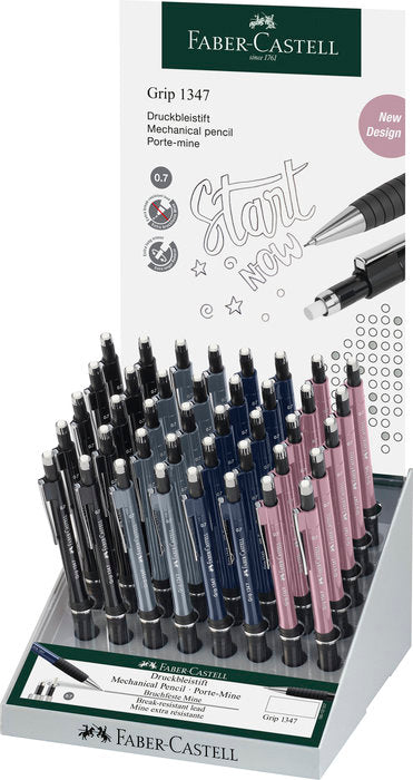 PORTAMINAS FABER GRIP 1347 0,5/0,7 MM COLORES SURTIDOS | 40 UNIDADES | (FABER CASTELL) Imagen principal del producto