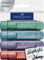 Marcador Faber Textliner 46 Metalico Estuche 4 Colores Surti | Faber Castell | Pack 1 Unidades