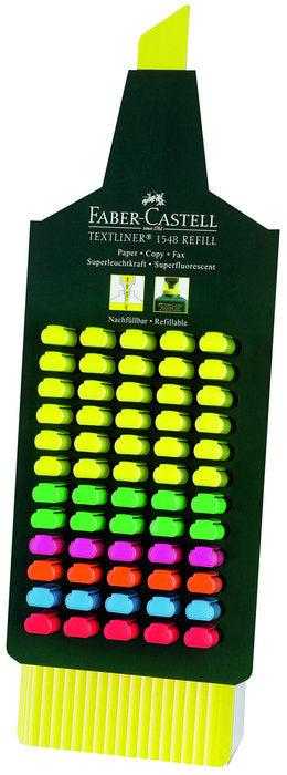 Expositor 60 Rotuladores Faber Textliner 1548 Colores Surt | Faber Castell | Pack 60 Unidades Imagen principal del producto