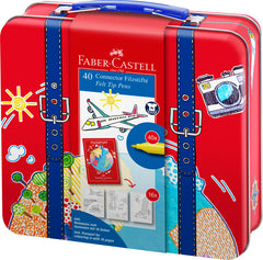 Rotulador Faber Connector Maletin Viaje 40 Colores Surtidos | Faber Castell | Pack 1 Unidades