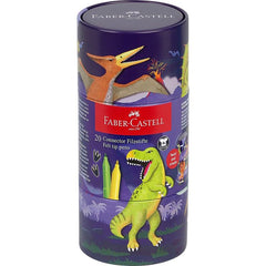 Rotulador Faber Castell Connector 20 Colores Dinosaurios | Faber Castell | Pack 1 Unidades
