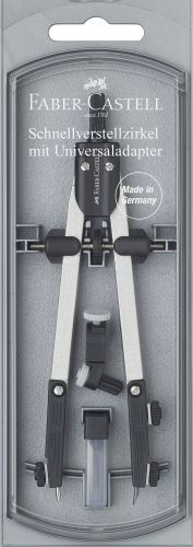 Compases ajuste rápido Faber Castell con adaptador universal Imagen principal del producto