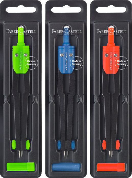 COMPAS ESCOLAR FABER PEQUEÑO METAL | 1 UNIDADES | (FABER CASTELL) Imagen principal del producto