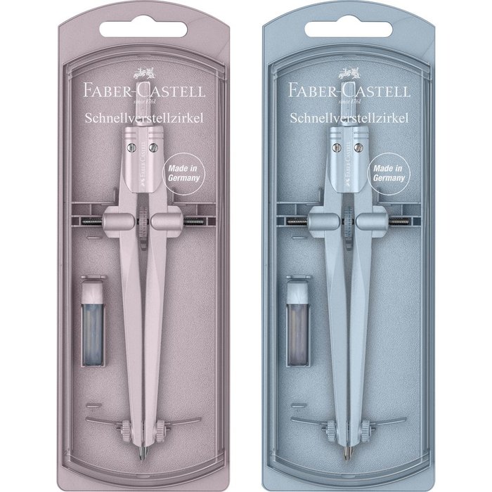 COMPAS FABER CASTELL AJUSTE RAPIDO STREAM 2024 | 1 UNIDADES | (FABER CASTELL) Imagen principal del producto