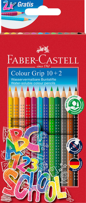 LAPIZ FABER CASTELL 10 COLORES + 2 REGALO | 1 UNIDADES | (FABER CASTELL) Imagen principal del producto