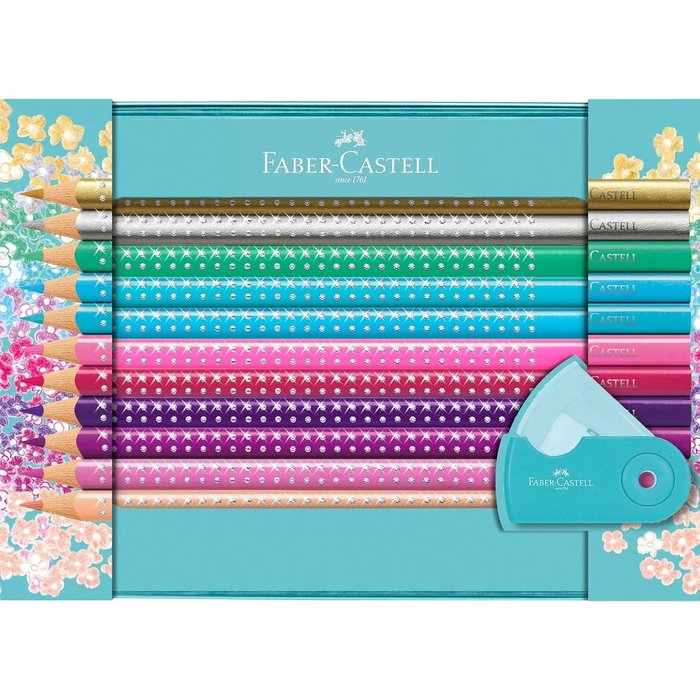 SET LAPIZ FABER CASTELL SPARKLE 20 COLORES + AFILALAPIZ | FABER CASTELL | 1 UNIDAD | 4005402016419