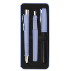 JUEGO BOLIGRAFO + PLUMA FABER XB IRIS PALIDO | 1 UNIDADES | (FABER CASTELL)
