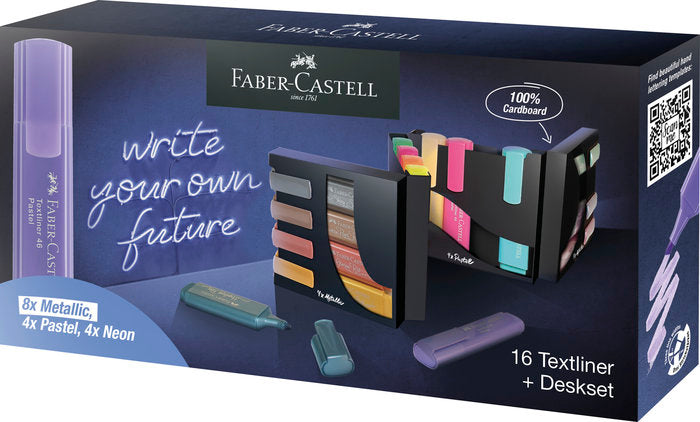 Set Escritorio 16 Marcadores Textliner 46 Faber Castell Imagen principal del producto