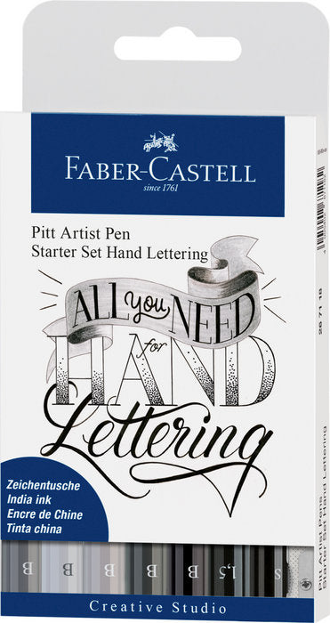 Set De Iniciacion Lettering 7 Rotuladores + Accesorios | Faber Castell | Pack 1 Unidades Imagen principal del producto