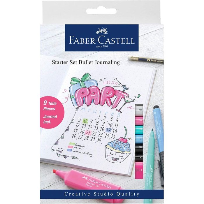 SET INICIACION FABER CASTELL BULLET JOURNALING 9 PIEZAS, | 1 UNIDADES | (FABER CASTELL) Imagen principal del producto