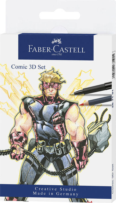 SET FABER CASTEL COMIC 3D | FABER CASTELL | 1 UNIDAD | 4005402671915