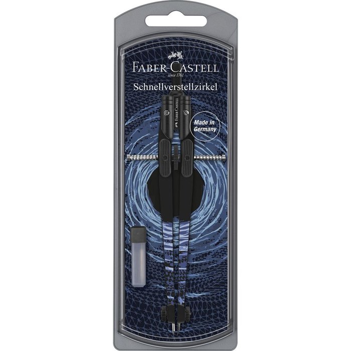 COMPAS FABER CASTELL AJUSTE RAPIDO SHINY TWIST | 1 UNIDADES | (FABER CASTELL) Imagen principal del producto