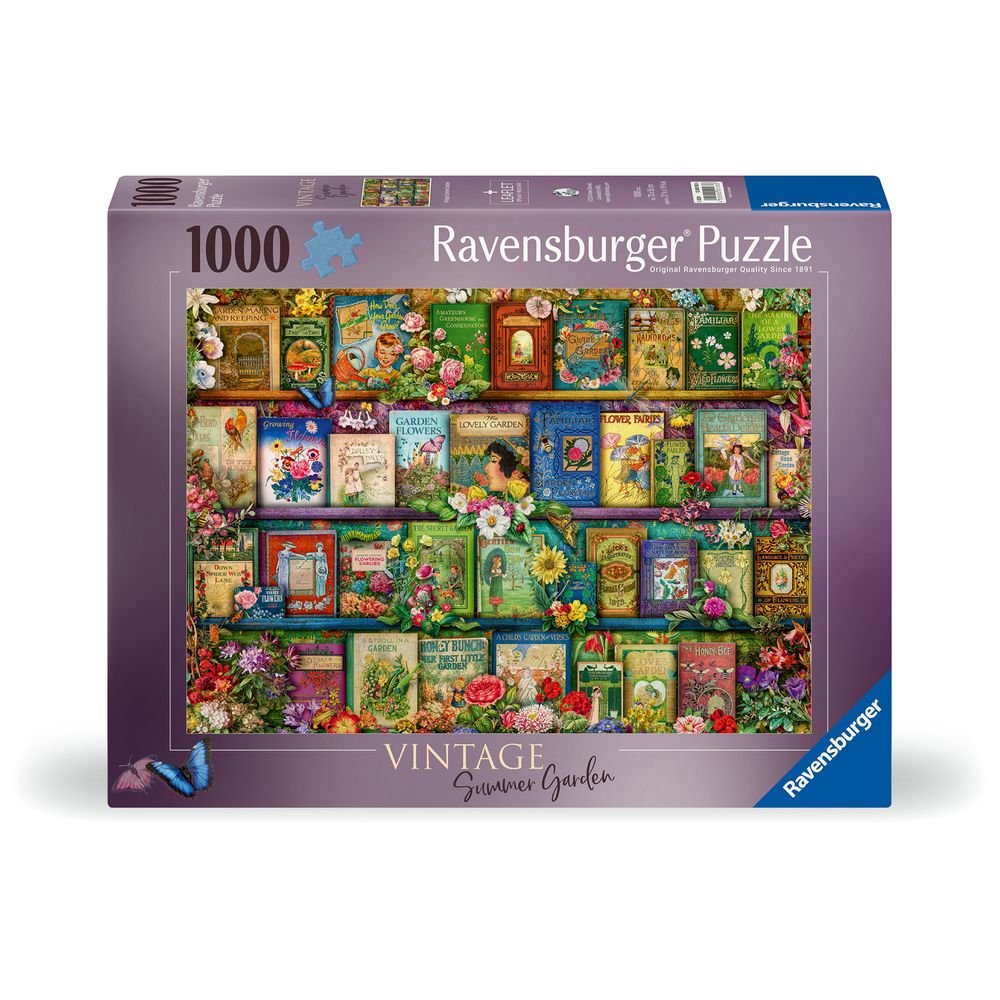 Puzzle 1000 Piezas Jardín Vintage en Flor Ravensburger