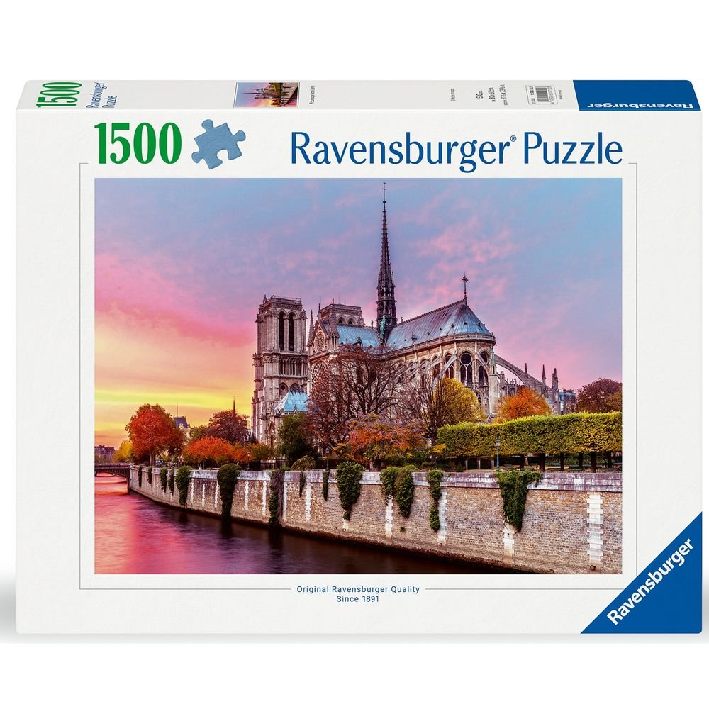 Puzzle Notre Dame al Atardecer 1500 piezas Ravensburger