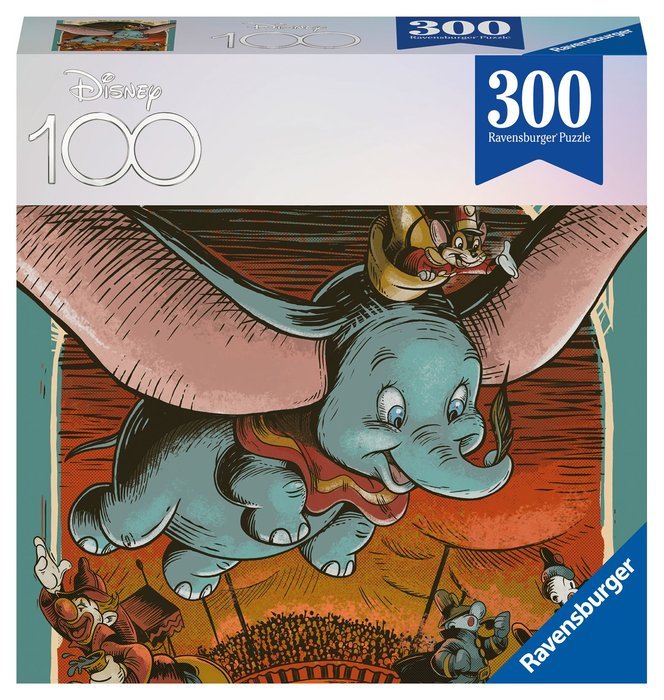 PUZZLE 300 PZ, 100 ANIVERSARIO DISNEY EDICION LIMITADA DUMB | RAVENSBURGER PUZZLES | 1 UNIDAD | 4005555010425