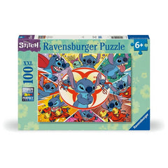 PUZZLE 100 PIEZAS XXL DISNEY STITCH | RAVENSBURGER PUZZLES | 1 UNIDAD | 4005555010715