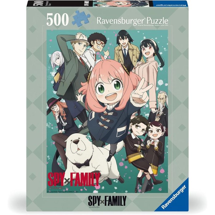 PUZZLE 500 PIEZAS SPY X FAMILY PANORAMA | RAVENSBURGER PUZZLES | 1 UNIDAD | 4005555011989