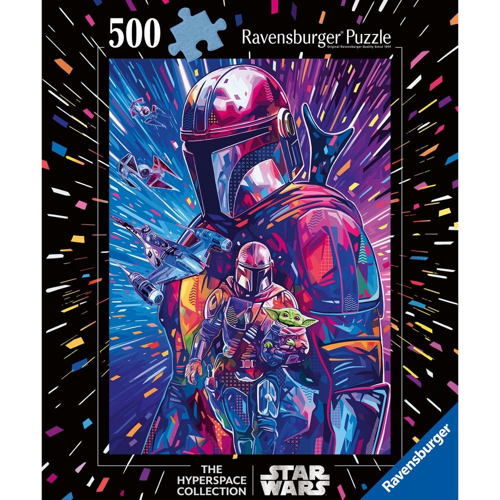 Puzzle 500 Piezas Star Wars Hiperespacio Mandalorian Large Ravensburger