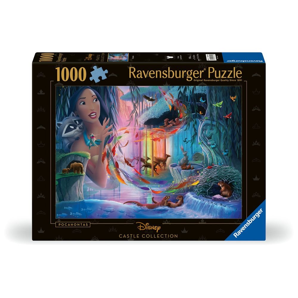 PUZZLE 1000 PIEZAS DISNEY CASTLES POCAHONTAS | RAVENSBURGER PUZZLES | 1 UNIDAD | 4005555013440