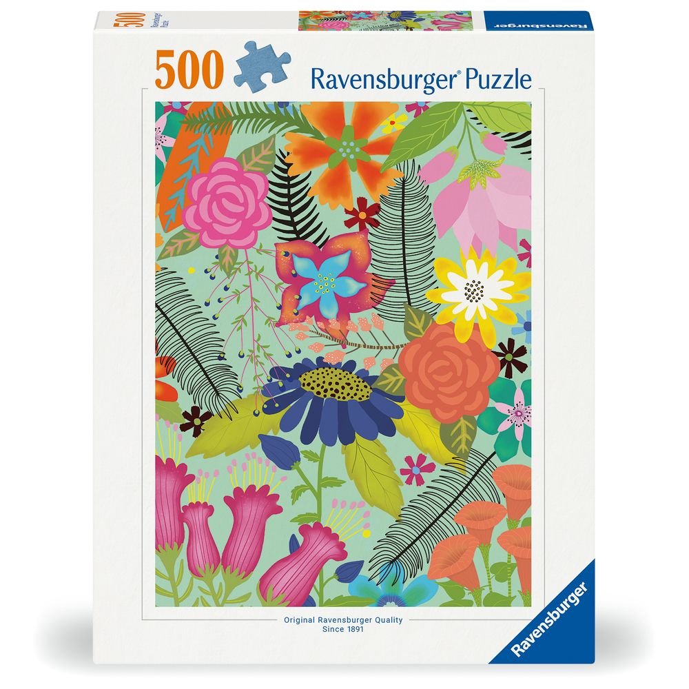 PUZZLE 500 PIEZAS FLOWERS JUNGLE | RAVENSBURGER PUZZLES | 1 UNIDAD | 4005555013822