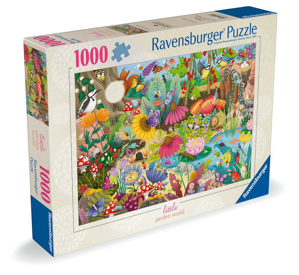 PUZZLE 1000 PIEZAS ILUSTRADOS LITTLE GARDEN WORLD? | RAVENSBURGER PUZZLES | 1 UNIDAD | 4005555014560
