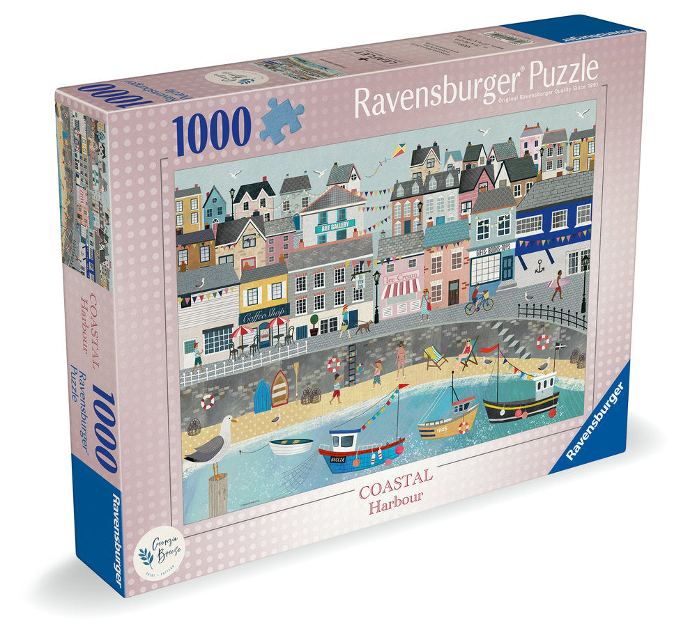 Puzzle 1000 Piezas Ilustrados Coastal Harbour Ravensburger