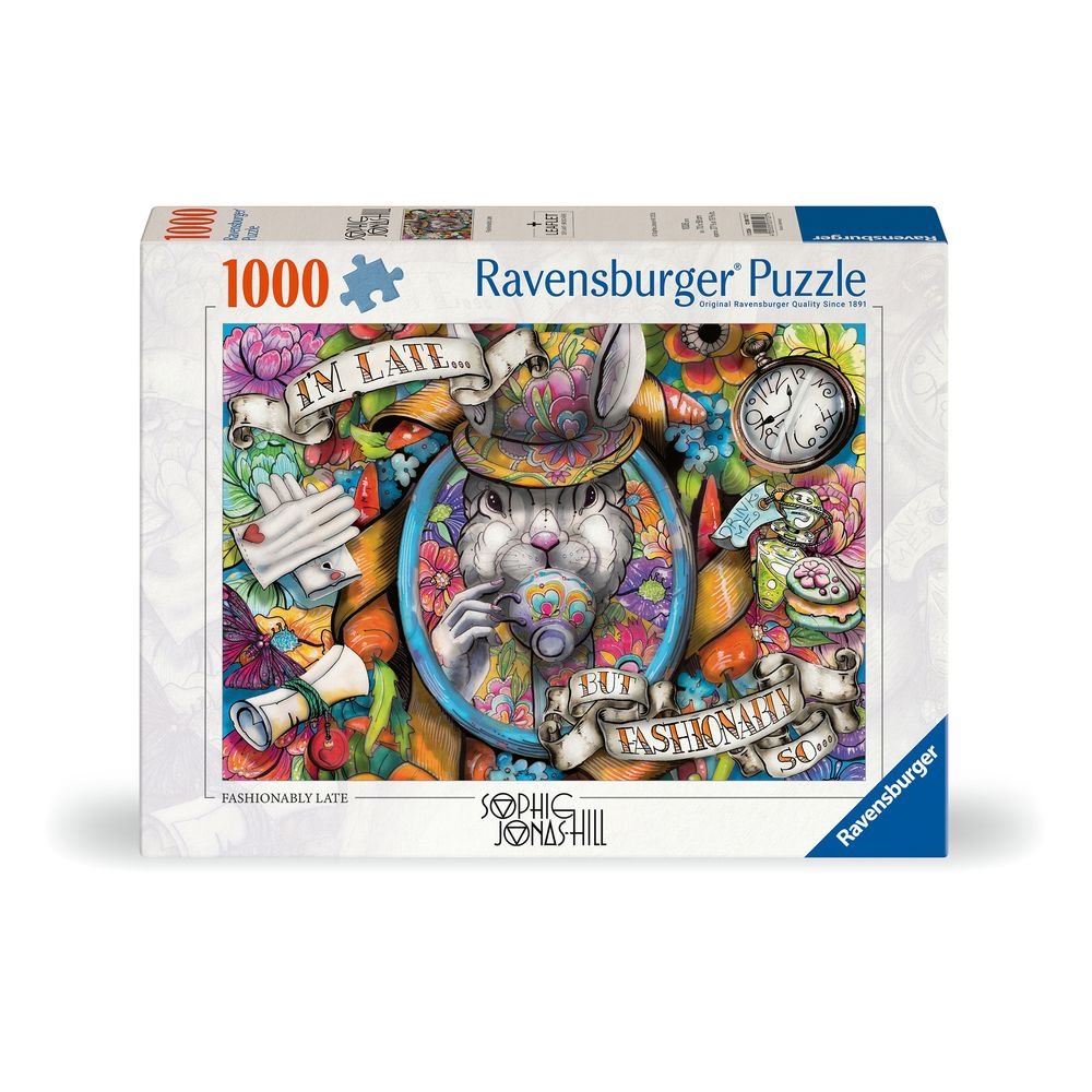 Puzzle 1000 Piezas Ítarde Pero con Estilo Ravensburger