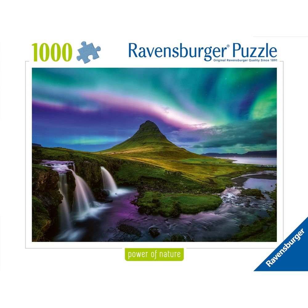 Puzzle 1000 Piezas Aurora Sobre Kirkjufell Ravensburger