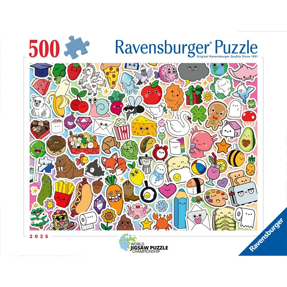 Puzzle 500 Piezas Caos Kawaii Ravensburger | Juguete Rompecabezas