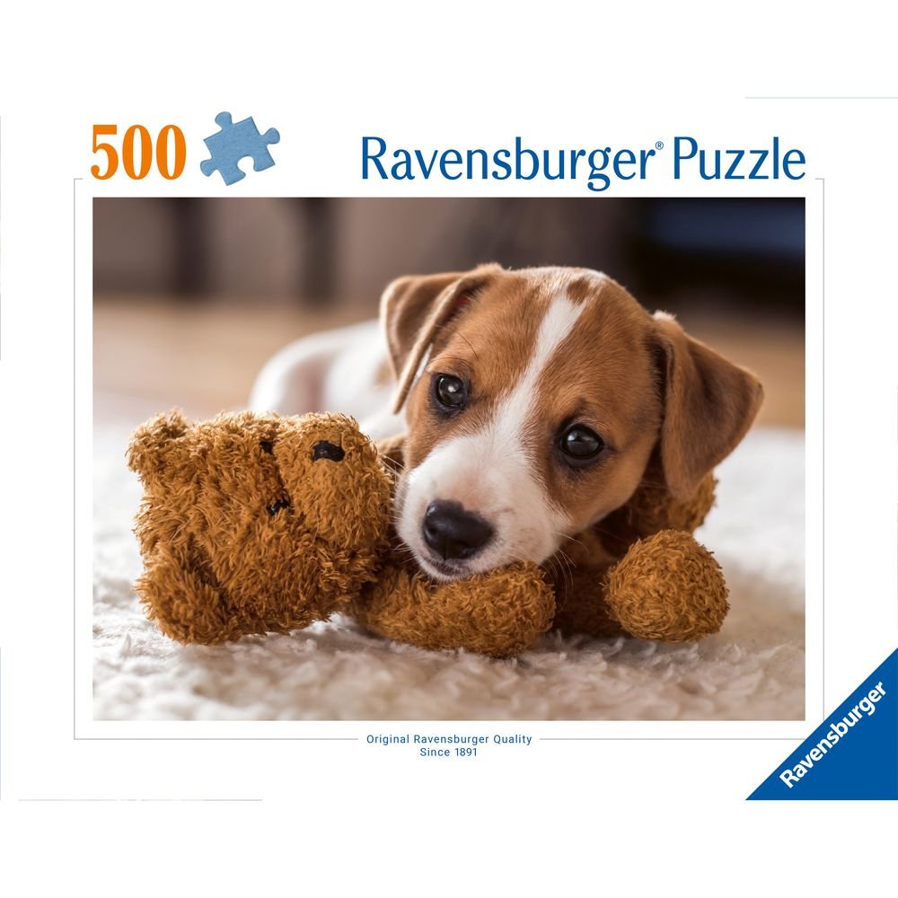 Puzzle 500 Piezas Puppies Collection Perrito y Osito Ravensburger