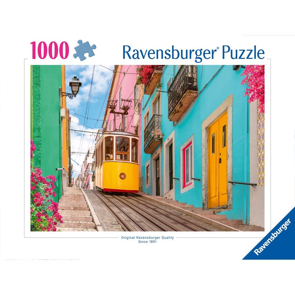 Puzzle 1000 Piezas El Tranvía de Lisboa Ravensburger