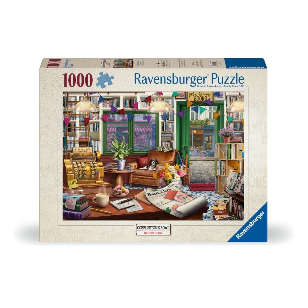 Puzzle La Librería de los Amantes de los Libros Ravensburger 1000 piezas
