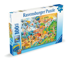 PUZZLE 100 PIEZAS XXL CUATRO ESTACIONES DE DIVERSION | RAVENSBURGER PUZZLES | 1 UNIDAD | 4005555040507