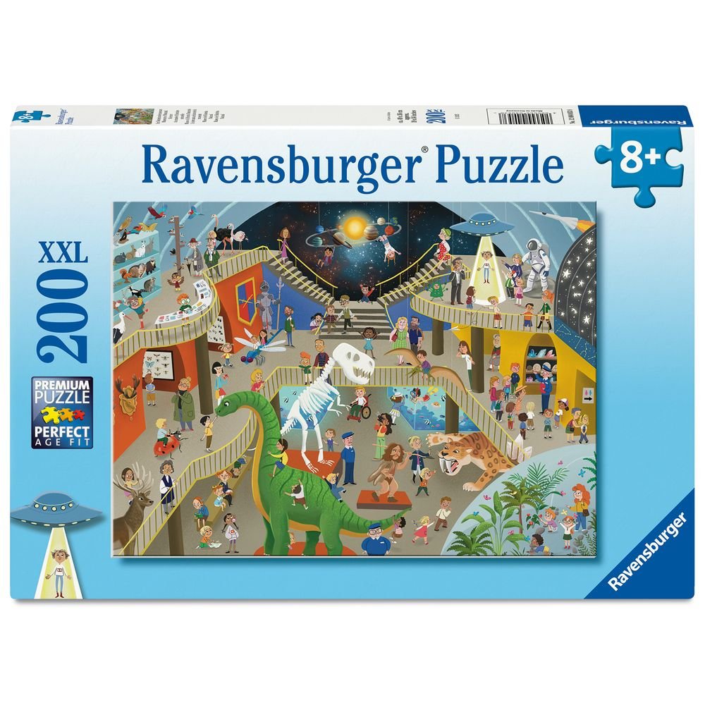 PUZZLE 200 PIEZAS XXL MUSEO DE HISTORIA NATURAL | RAVENSBURGER PUZZLES | 1 UNIDAD | 4005555040538