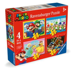 PUZZLE 4 IN A BOX 12/16/20/24 PIEZAS SUPER MARIO | RAVENSBURGER PUZZLES | 1 UNIDAD | 4005555041078