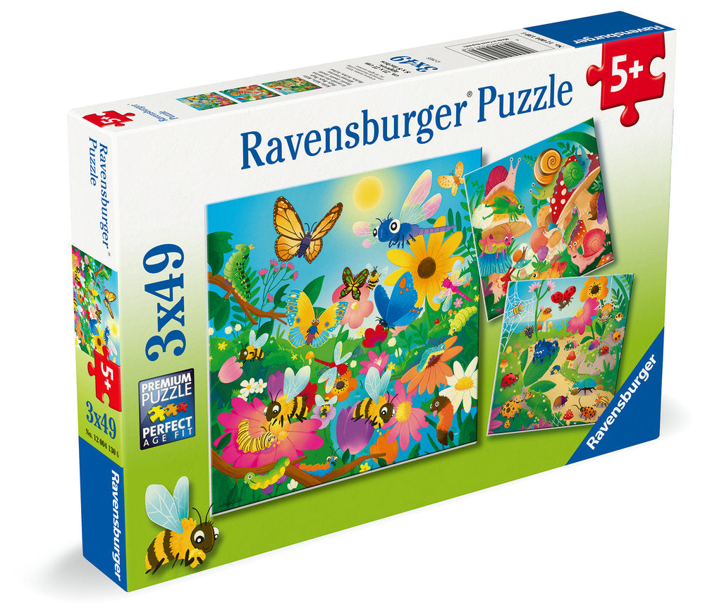 PUZZLE 3X49 PIEZAS INSECTOS | RAVENSBURGER PUZZLES | 1 UNIDAD | 4005555041306