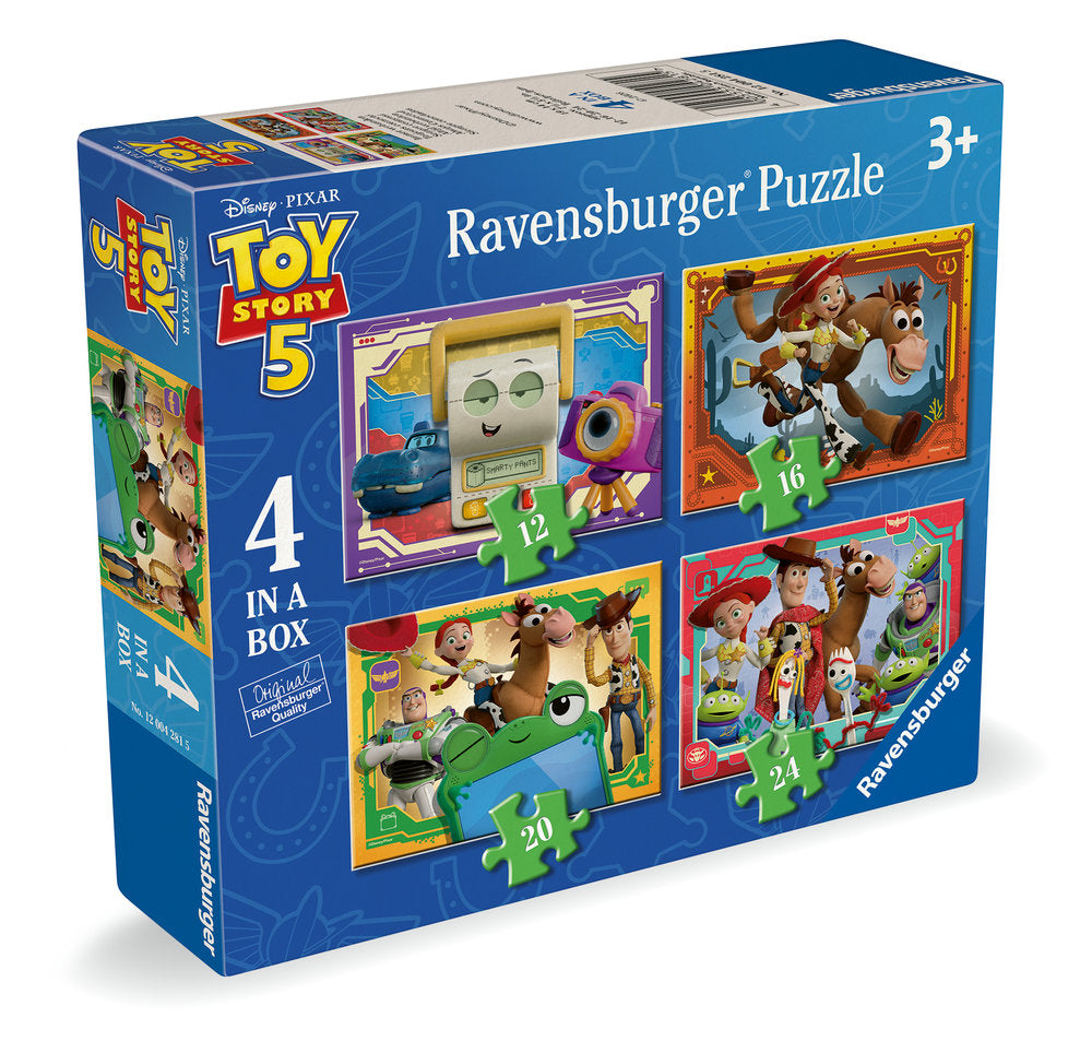 Puzzle Toy Story 5: 4 en una caja Ravensburger Puzzles