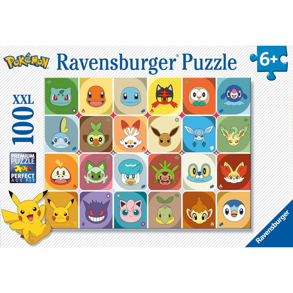 Puzzle 100 Piezas Pokémon XXL Ravensburger Puzzle