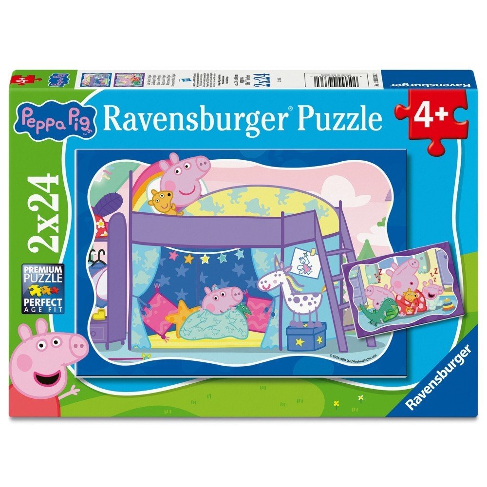 Puzzle Peppa Pig 2 x 24 piezas Ravensburger